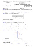 Đề thi thử tốt nghiệp THPT môn Toán năm 2020 lần 1 - Sở GD&ĐT Bắc Giang