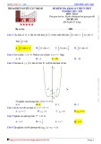 Đề thi KS tốt nghiệp THPT môn Toán năm 2020 lần 1 - THCS&THPT Nguyễn Tất Thành