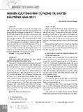 Nghiên cứu tình hình tử vong tại huyện Dầu Tiếng năm 2011