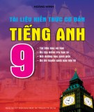 Tài liệu kiến thức cơ bản tiếng Anh lớp 9: Phần 1