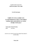 Tóm tắt luận án Tiến sĩ Công nghệ kỹ thuật Điện tử, Truyền thông: Nghiên cứu nâng cao hiệu năng của hệ tìm phương sử dụng anten không tâm pha trong môi trường các nguồn tín hiệu tương quan