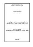 Luận văn Thạc sĩ Công nghệ kỹ thuật điện tử, truyền thông: Cơ chế quản lý chuyển giao kết nối trong mạng LTE nền tảng Femtocell