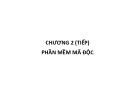 Bài giảng An toàn và bảo mật hệ thống thông tin: Chương 2 - Đại học Công nghệ Bưu chính Viễn Thông (TT)