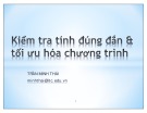 Bài giảng Kỹ thuật lập trình nâng cao: Chương 8 - Trần Minh Thái