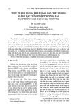 Thực trạng và giải pháp nâng cao chất lượng giảng dạy tiếng Pháp thương mại tại trường Đại học Ngoại Thương