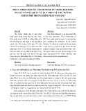 Hoàn thiện một số vấn đề pháp lý nhằm bảo đảm thi hành hiệu quả các quy định về thủ tướng chính phủ trong Hiến pháp năm 2013