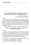 Các yếu tố ảnh hưởng đến quyết định lựa chọn điểm đến Mỹ Hòa Hưng của khách du lịch