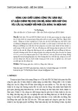 Nâng cao chất lượng công tác giáo dục lý luận chính trị cho cán bộ, đảng viên đáp ứng yêu cầu sự nghiệp đổi mới của Đảng ta hiện nay