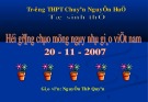 Bài giảng Sinh học 11 - Bài 15: Tiêu hóa ở động vật (Tiếp theo)