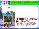 Bài giảng Sinh học 11 - Bài 36: Phát triển ở thực vật có hoa (Nguyễn Thị Nhàn)