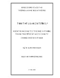 Tóm tắt luận án Tiến sĩ Quản trị kinh doanh: Hoàn thiện công tác tổ chức hệ thống thông tin kế toán tại các công ty chứng khoán Việt Nam