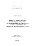 Luận án Tiến sĩ Kinh tế: Nghiên cứu mối quan hệ giữa trách nhiệm xã hội, giá trị thương hiệu và hiệu quả tài chính của các ngân hàng thương mại cổ phần tại đồng bằng sông Cửu Long