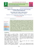 Studies of anti-diabetic effect of Morinda citrifolia fruit juice on alloxan induced diabetic rat