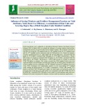 Influence of sowing windows and fertilizer management practices on yield attributes, yield, heart use efficiency, accumulation of heat units and growing degree days of rabi sorghum under rainfed condition