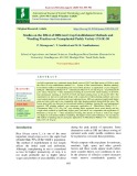 Studies on the effect of different crop establishment methods and weeding practices on transplanted paddy variety CO (R) 50