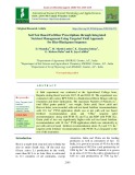 Soil test based fertilizer prescriptions through integrated nutrient management using targeted yield approach for rice-blackgram sequence
