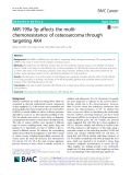 MiR-199a-3p affects the multichemoresistance of osteosarcoma through targeting AK4