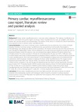 Primary cardiac myxofibrosarcoma: Case report, literature review and pooled analysis