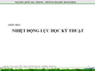 Bài giảng môn Nhiệt động lực học kỹ thuật: Chương 3 - ThS. Nguyễn Thị Minh Trinh