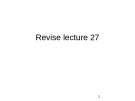 Lecture Framework of financial reporting - Lecture 28