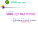 Bài giảng Sinh học đại cương:  Chương 4, 5 - TS. Đồng Huy Giới