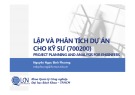 Bài giảng Lập và phân tích dự án cho kỹ sư (Project planning and analysis for engineers): Chương 0 - Nguyễn Ngọc Bình Phương