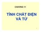 Bài giảng Cơ sở khoa học vật liệu: Chương 11 – TS. Lê Văn Thăng