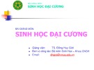 Bài giảng Sinh học đại cương:  Chương 3 - TS. Đồng Huy Giới