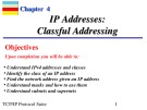 Lecture TCP-IP protocol suite (3/e): Chapter 4 - Behrouz Forouzan