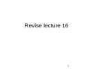 Lecture Framework of financial reporting - Lecture 17
