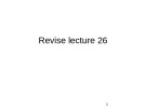 Lecture Framework of financial reporting - Lecture 27
