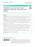Phenylketonuria screening in Iranian newborns: A systematic review and metaanalysis