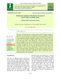 Statistical evaluation of production scenario of Kharif Pulses in Odisha, India