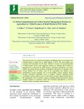A critical comprehension of carbon neutral management practices in agriculture by tribal farmers of Betul district of M.P, India