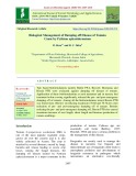 Biological management of damping off disease of tomato cause by Pythium aphanidermatum
