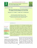 Effect of growing intercrops on growth and yield of tree mulberry in turn its influence on cocoon yield