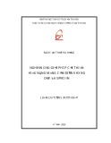 Luận án Tiến sĩ Kỹ thuật: Nghiên cứu giải pháp cải thiện hiệu năng mạng cảm biến không dây đa sự kiện