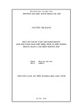 Tóm tắt luận ánTóm tắt luận án Tiến sĩ Khoa học Máy tính: Một số thuật toán METAHEURISTIC giải bài toán bao phủ diện tích và đối tượng trong mạng cảm biến không dây