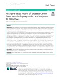 An agent-based model of prostate Cancer bone metastasis progression and response to Radium223