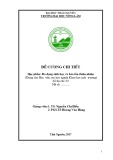 Đề cương chi tiết học phần: Đa dạng sinh học và bảo tồn thiên nhiên (Dùng cho Học viên cao học ngành Khoa học môi trường)