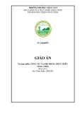 Giáo án học phần: Công tác xã hội trong phát triển nông thôn