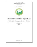 Đề cương chi tiết học phần: Ứng dụng trắc địa ảnh và viễn thám