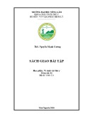 Sách giao bài tập: Vi sinh vật thú y