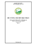 Đề cương chi tiết học phần: Định giá đất và bất động sản