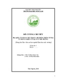 Đề cương chi tiết học phần: Ứng dụng viễn thám và hệ thống thông tin địa lý trong nghiên cứu quản lý môi trường