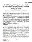 Phân tích thực trạng tuân thủ quy trình giám sát trị liệu áp dụng cho phác đồ methotrexat liều cao tại Bệnh viện K