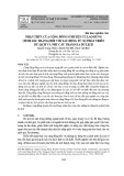 Nhận thức của cộng đồng ở huyện Cù Lao Dung (tỉnh Sóc Trăng) đối với tác động từ sự phát triển du lịch và nhu cầu tham gia du lịch