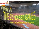 Bài giảng Tiếng Anh 12 - Unit 13: Sea Games (Language focus)