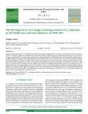 The driving forces of change in energy-related CO2 emissions in the polish iron and steel industry in 1990-2017