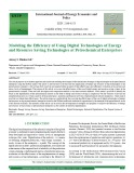 Modeling the efficiency of using digital technologies of energy and resource saving technologies at petrochemical enterprises